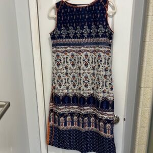 NWT Biba Blue and Orange Floral Dress Kurta